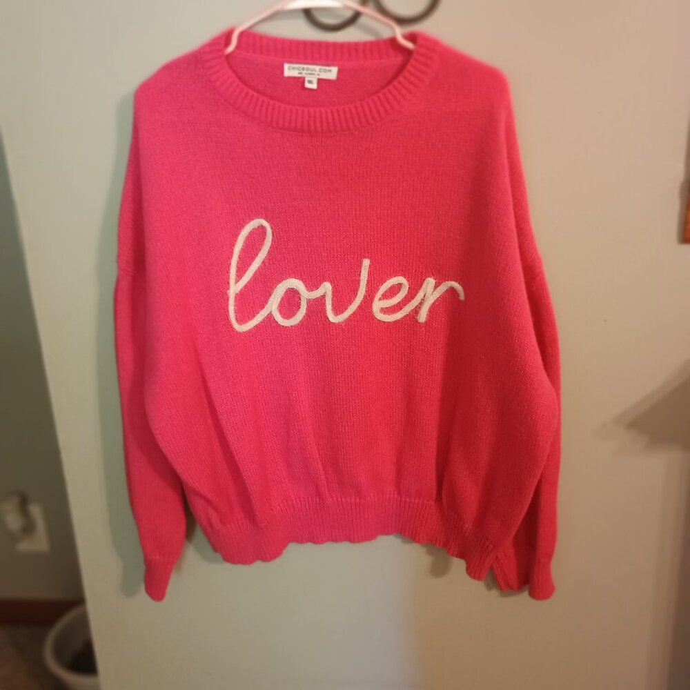 Chic Soul Boutique Sweater Taylor Swift "Lover" sweater 1x